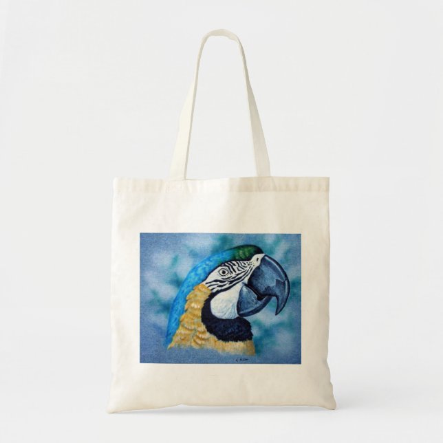 Bolso De Tela Macaw (Frente)