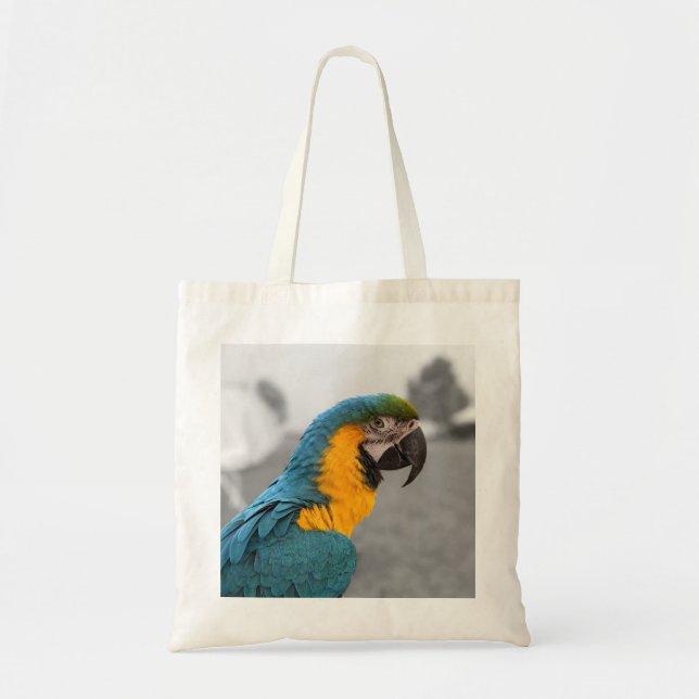 Bolso De Tela Macaw Parrot (Frente)