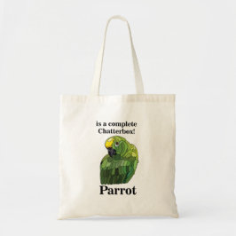 Bolso De Tela Macaw Parrot Bird Chatterbox Funny