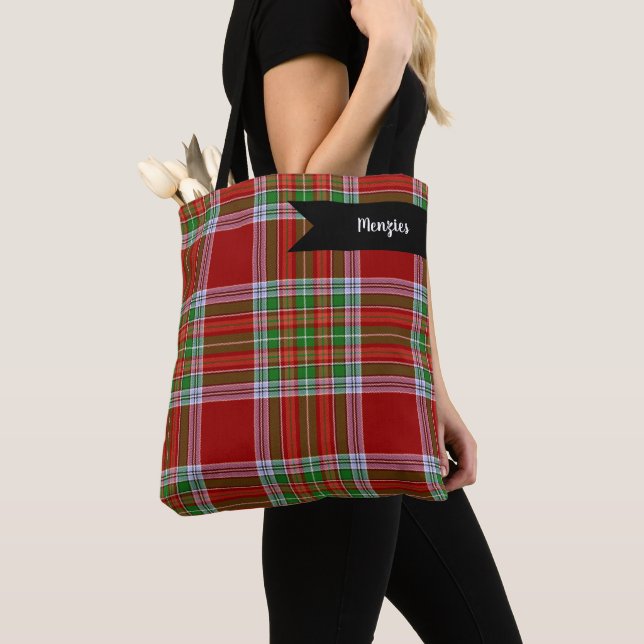 Bolso De Tela MacBain MacBean Clan Escocés Tartán Plaid (Detalle)