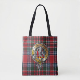 Bolso De Tela MacBain Tartan & Badge