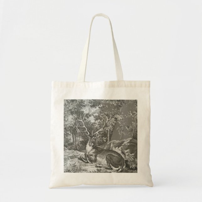 Bolso De Tela Macho en el bosque (Frente)