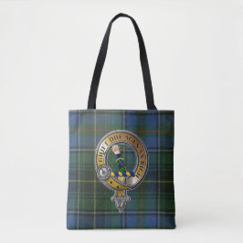 Bolso De Tela MacInnes Tartan & Badge