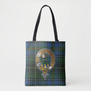 Bolso De Tela MacInnes Tartan & Badge