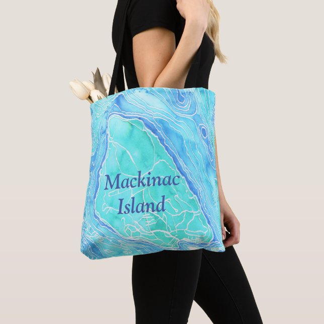 Bolso De Tela Mackinac Island Tote Bag (Detalle)