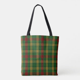Bolso De Tela MacMillan Tartan Plaid Monogrammed Body Bag