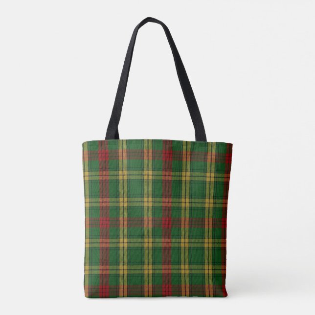 Bolso De Tela MacMillan Tartan Plaid Monogrammed Body Bag (Reverso)