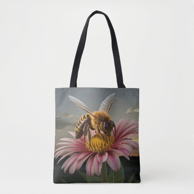 Bolso De Tela Macro Bee (Anverso)