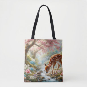 Bolso De Tela Maderas de primavera con pato y cebada/ciervo
