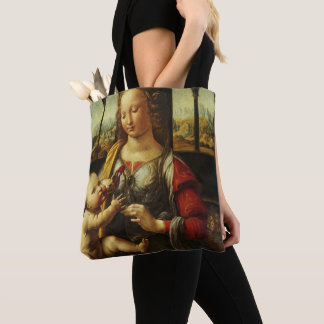 Bolso De Tela Madonna del clavel de Leonardo da Vinci