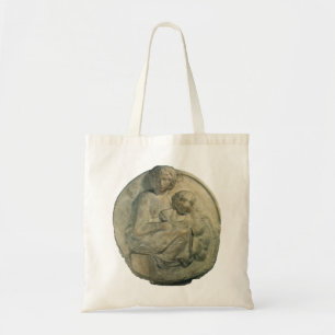 Bolso De Tela Madonna y el niño, Tondo Pitti por Michelangelo