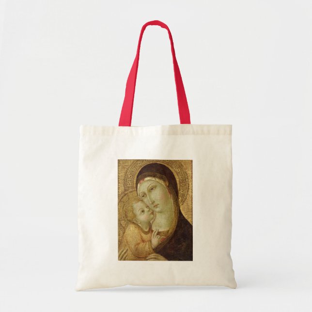 Bolso De Tela Madonna y niño (Frente)