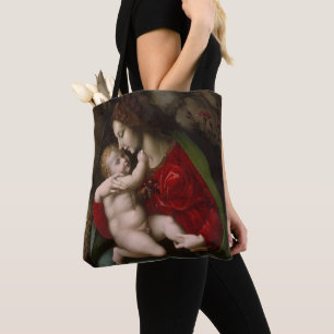 Bolso De Tela Madonna y niño, circa 1520