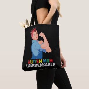 Bolso De Tela Madre Autista Inquebrantable Orgullosa Familia Aut