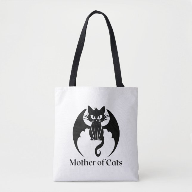 Bolso De Tela Madre de gatos (Anverso)