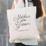 Bolso De Tela Madre de la caligrafía Boda simple de Groom<br><div class="desc">La caligrafía Tote Bag de la Madre del Boda Simple de Groom incluye diversión y caligrafía de bonito,  junto con la madre del nombre del novio.</div>