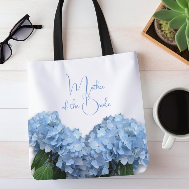 Bolso De Tela Madre de la novia Blue Heaven Hydrangea (Subido por el creador)