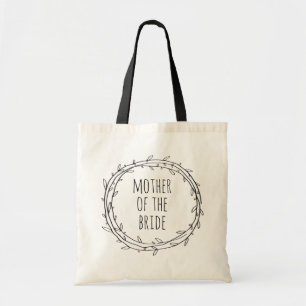 Bolso De Tela Madre de la novia. Boda botánica moderna linda