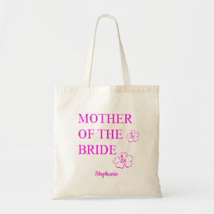 Bolso De Tela Madre De La Novia Boda Floral Púrpura Rosa