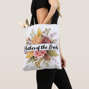 Bolso De Tela Madre de la novia Borgoña Boda de otoño