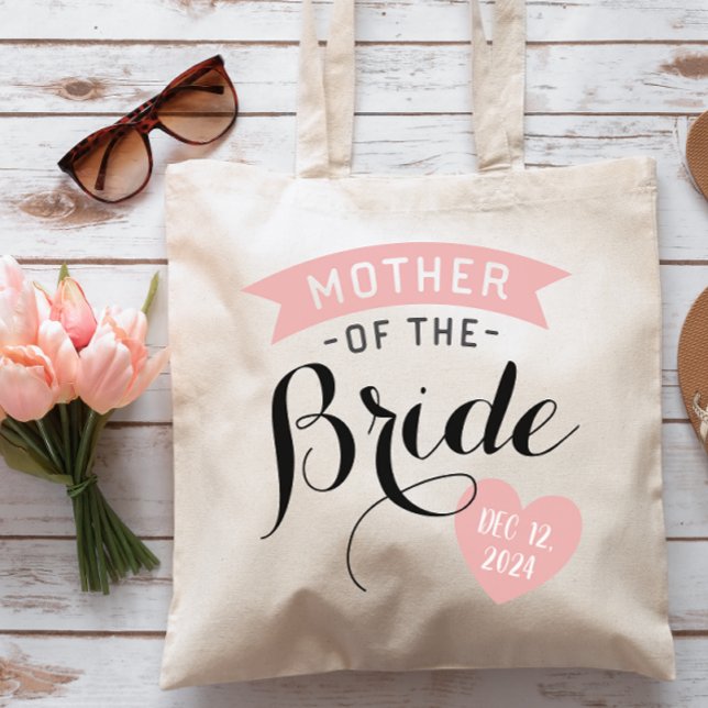 Bolso De Tela Madre de la Novia Personalizada (Mother of the Bride Tote Bag)