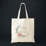 Bolso De Tela Madre de la novia. Suculentos bodas acuarelas<br><div class="desc">Boda de la bolsa de té "Madre de la novia" con suculentos acuarelas.</div>