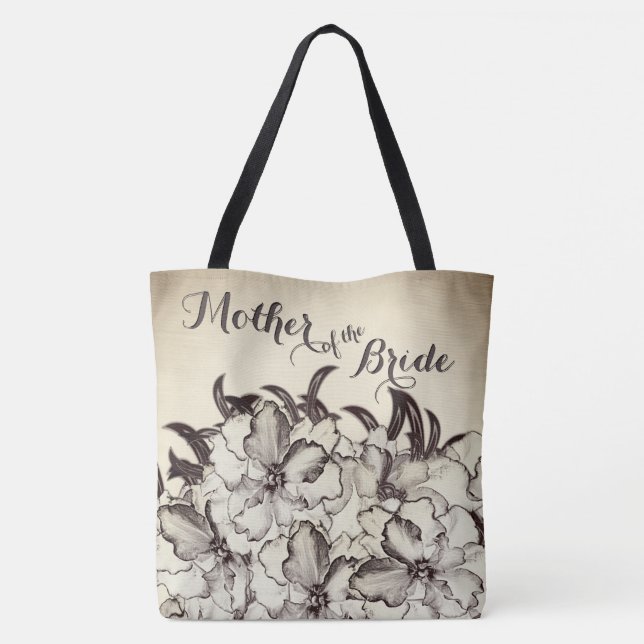 Bolso De Tela Madre de la novia vintage (Reverso)
