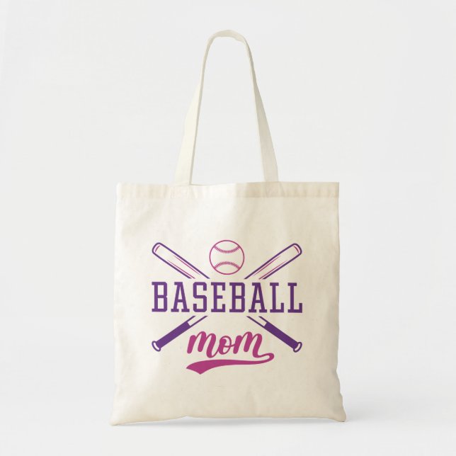 Bolso De Tela Madre del béisbol (Frente)