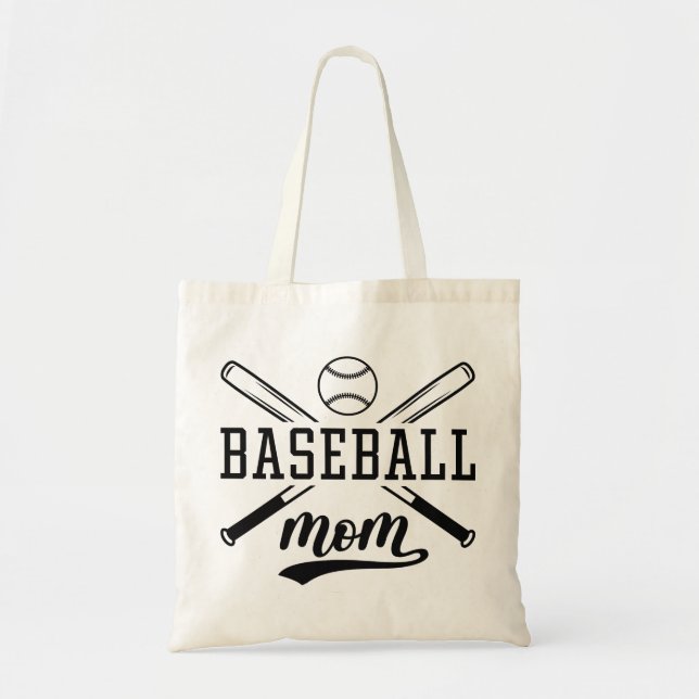 Bolso De Tela Madre del béisbol (Frente)