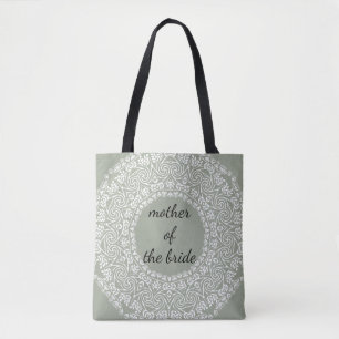 Bolso De Tela Madre del cordón de la mandala del remolino de la
