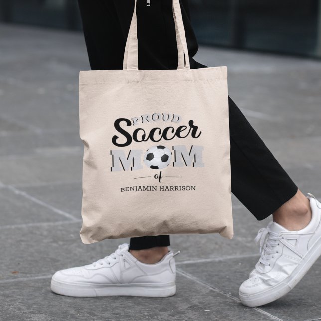 Bolso De Tela Madre del fútbol orgulloso personalizada (Subido por el creador)