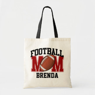 Bolso De Tela Madre del fútbol personalizada (rojo)