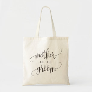 Bolso De Tela Madre del Groom, caligrafía, regalo Boda