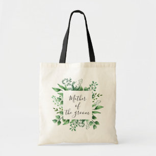 Bolso De Tela Madre del novio. Boda de acuarela con vegetación