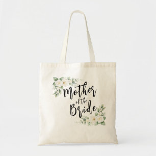 Bolso De Tela Madre del Personalizable de rosas blancas de la no