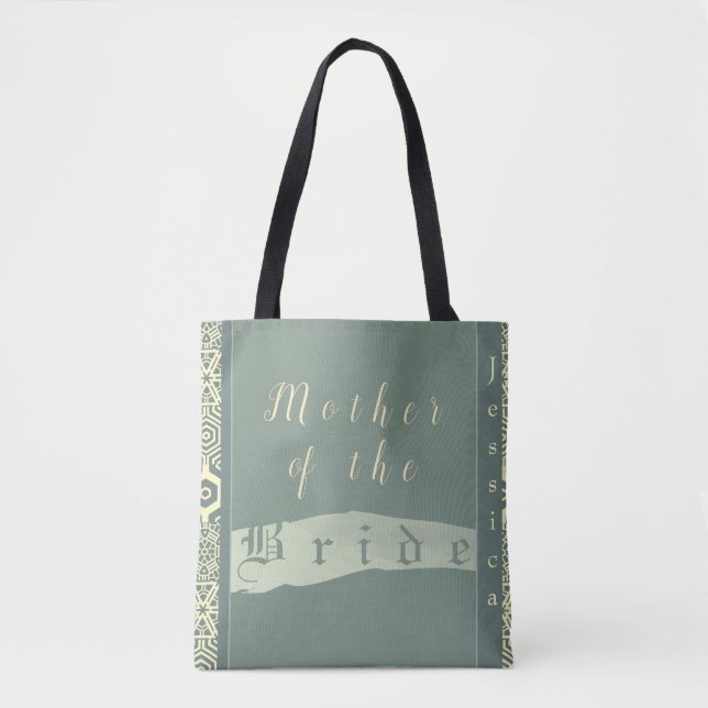Bolso De Tela Madre del Tote de la novia (Anverso)