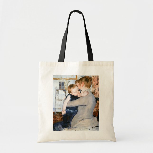 Bolso De Tela Madre e hijo, Mary Cassatt (Frente)