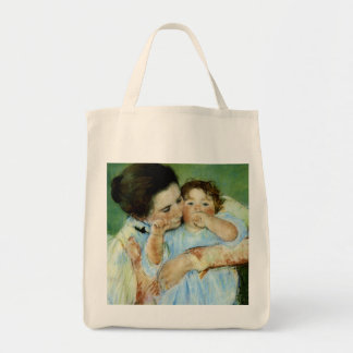 Bolso De Tela Madre e hijo por Mary Cassat