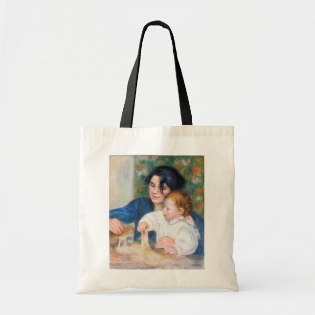 Bolso De Tela Madre e hijo, Renoir (Frente)