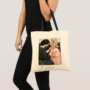 Bolso De Tela Madre e hijo vintage de Jessie Willcox Smith