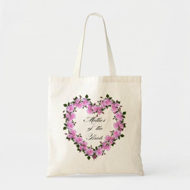Bolso De Tela Madre elegante de la novia (Frente)