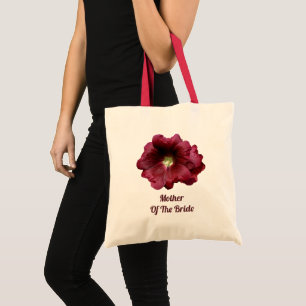 Bolso De Tela Madre floral de Marsala Borgoña de la novia linda