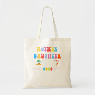 Bolso De Tela Madre hija Chicas de vacaciones familiares de fin