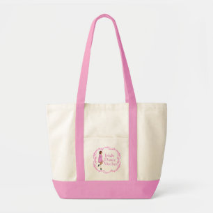 Bolso De Tela Madre irlandesa de baile de paso - rosa