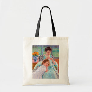 Bolso De Tela Madre joven masticando, Mary Cassatt