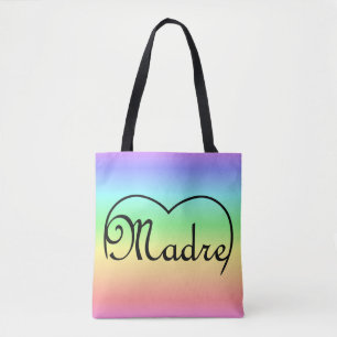 Bolso De Tela Madre madre italiana arco iris