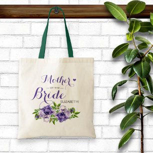 Bolso De Tela Madre morada de la novia