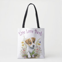 Madre Perro Jack Russell Floral