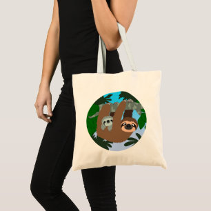 Bolso De Tela Madre Personalizado Y Bebé