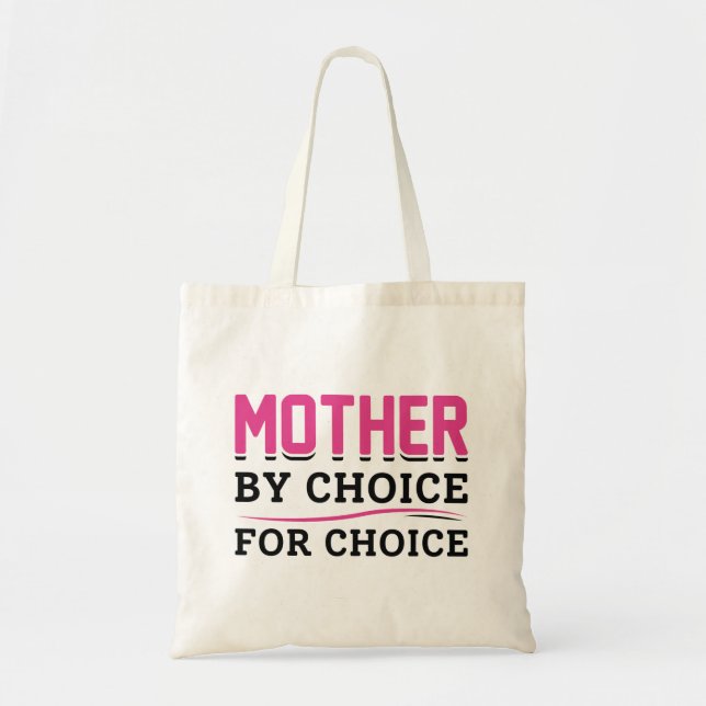 Bolso De Tela Madre Por Elección (Frente)